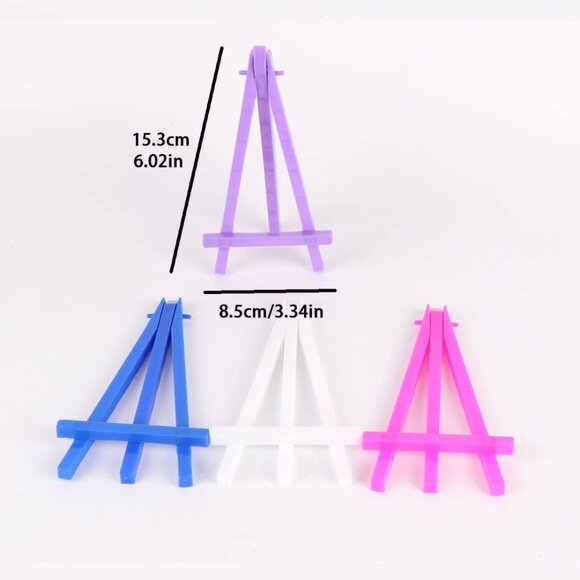 4pcs Solid Color Mini Easel - Picture 2 of 2
